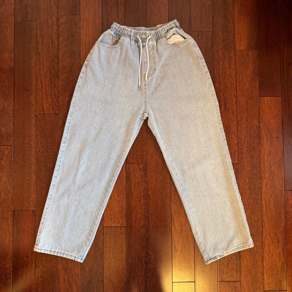 Jean Pants with Drawstring